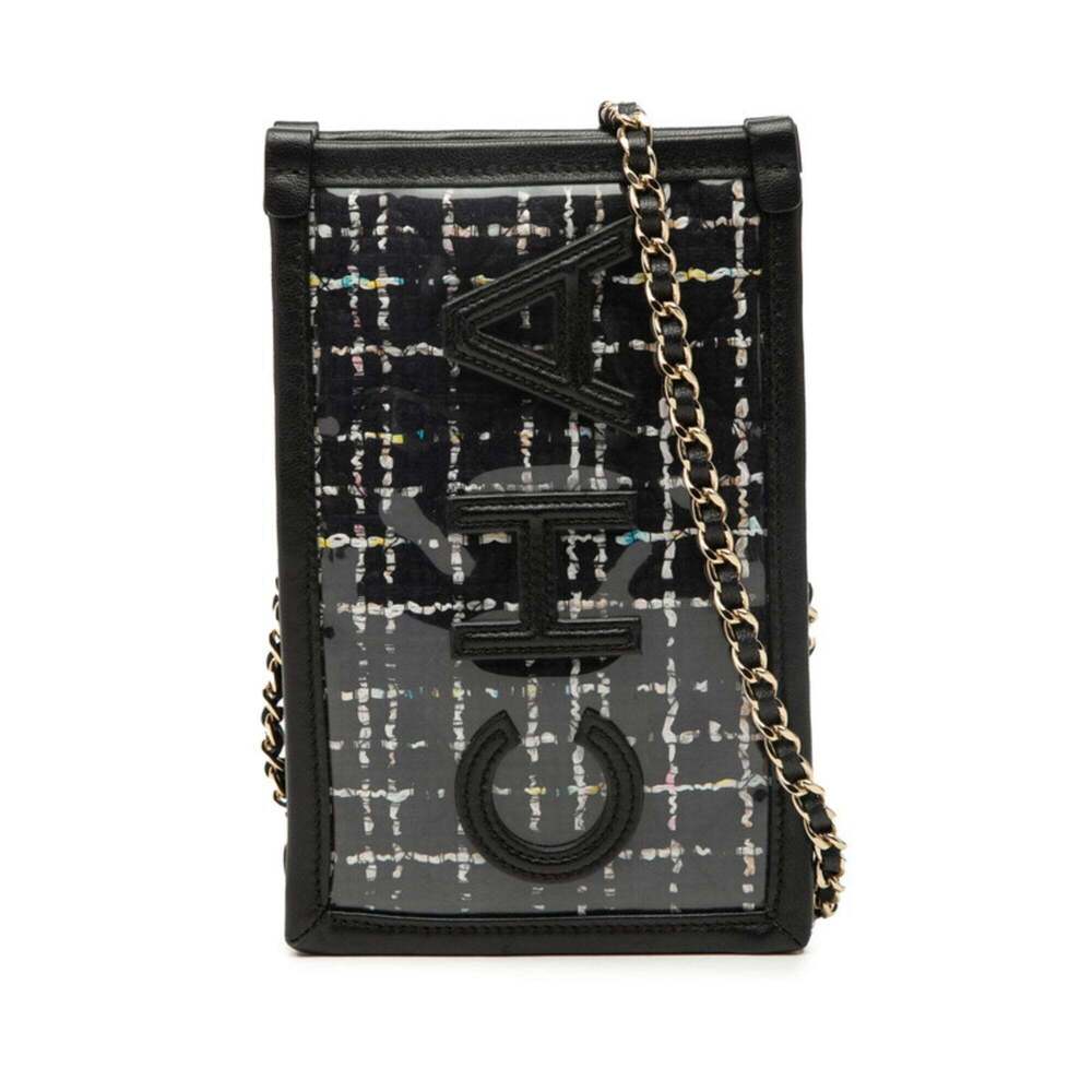 CHANEL Black Leather Shoulder Bag - Picture 1 of 6